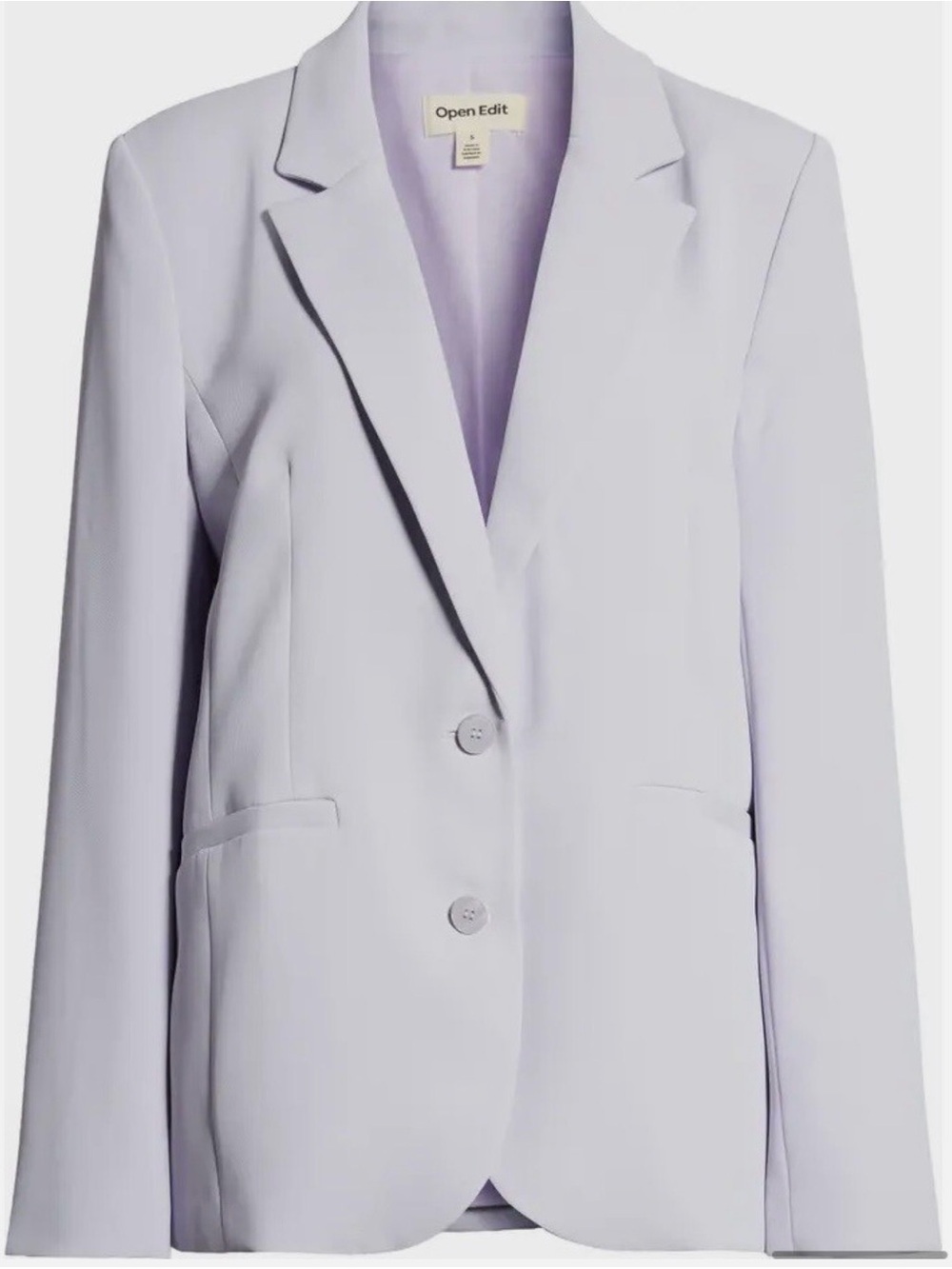 Open Edit Relaxed Fit Oversize Blazer ~ Purple Calluna